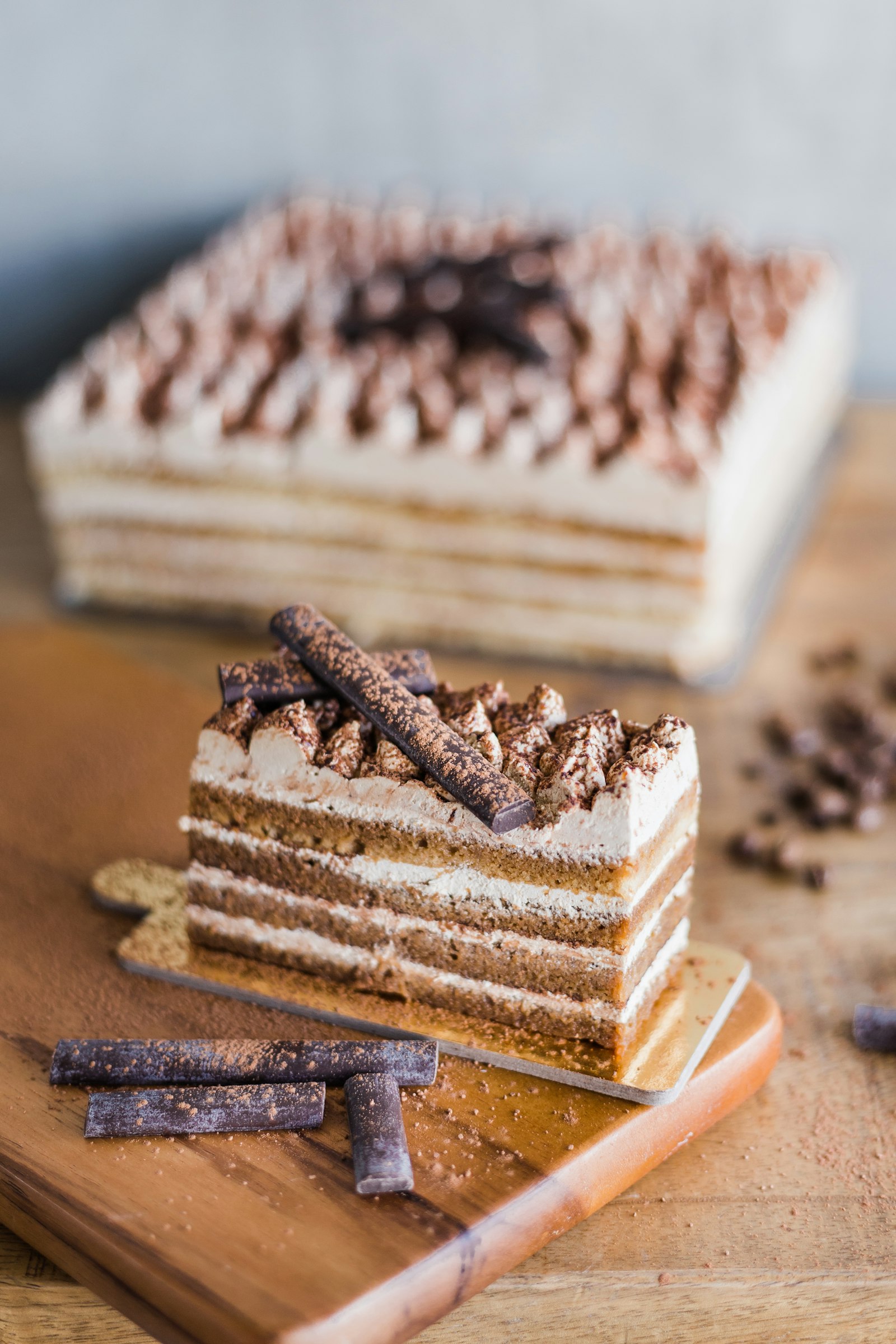 Tiramisu slice